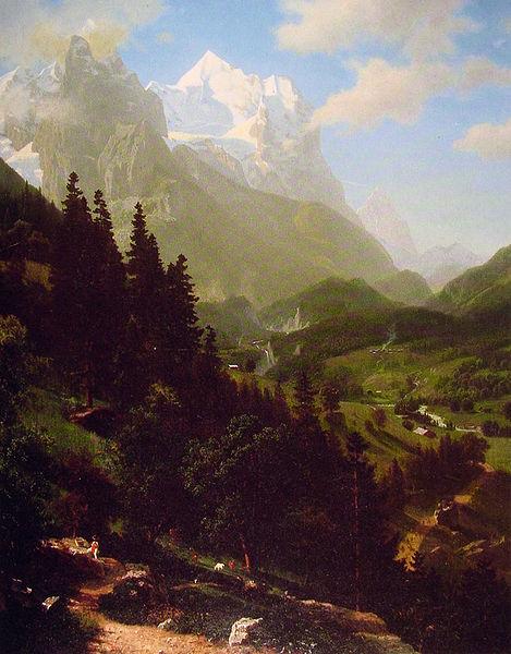 Albert Bierstadt The  Wetterhorn oil painting picture